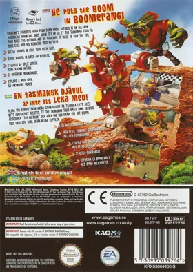 TY the Tasmanian Tiger 2 - Bush Rescue box cover back